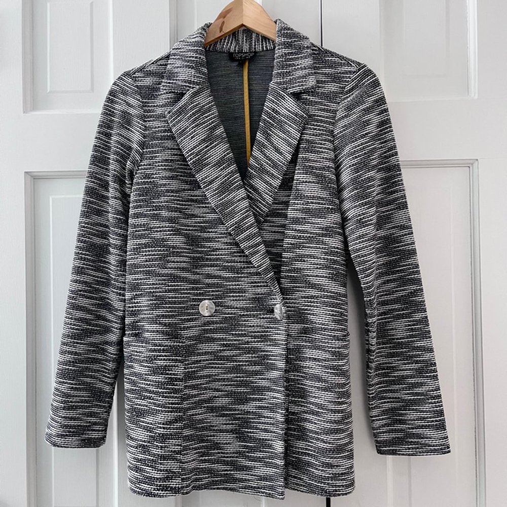 Top Shop | Knit Button-Front Jacket - image 1